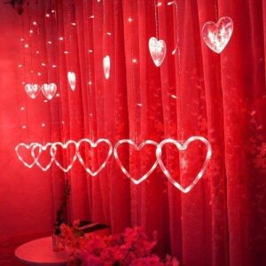 LED Heart-shaped Curtain